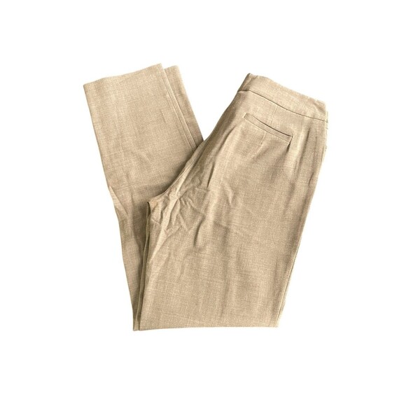 Eileen Fisher Tan‎ Wool viscose  Blend Trousers Pants Straight Leg Small Office - Picture 5 of 14